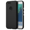 thumbnail image 1 of DreamWireless Dual Layer Hybrid Hard Plastic/Soft TPU Rubber Case Cover For Google Pixel, Black, 1 of 7