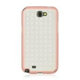 thumbnail image 1 of DreamWireless Rubberized Hard Snap-in Case Cover For Samsung Galaxy Note II, White/Pink, 1 of 3