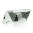 thumbnail image 1 of DreamWireless S Shape Stand Hard Plastic/Soft TPU Rubber Case Cover For LG Google Nexus 4 E960, Clear/White, 1 of 4