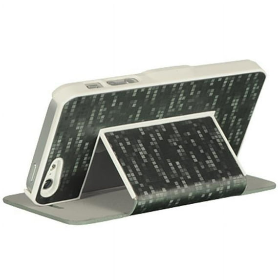 DreamWireless SFIP5STDMTRXGY Secure Flip iPhone 5 With Stand Matrix, Gray