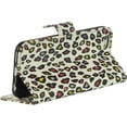 thumbnail image 1 of DreamWireless LPFIP6CSCLLE Apple iPhone 6 - 4.7 In. Leather Pouch, Stand With Card Slots Colorful Leopard, 1 of 5