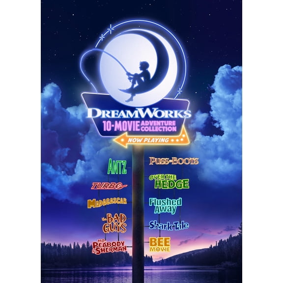 DreamWorks 10-Movie Adventure Collection (DVD), Family, DreamWorks