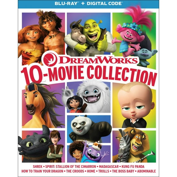 DreamWorks 10-Movie Collection (Blu-ray, Digital Copy)