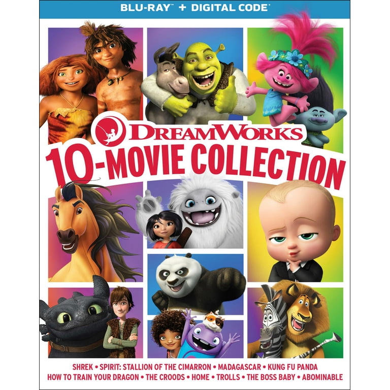 DreamWorks 10-Movie Collection (Blu-ray, Digital Copy) - Walmart.com