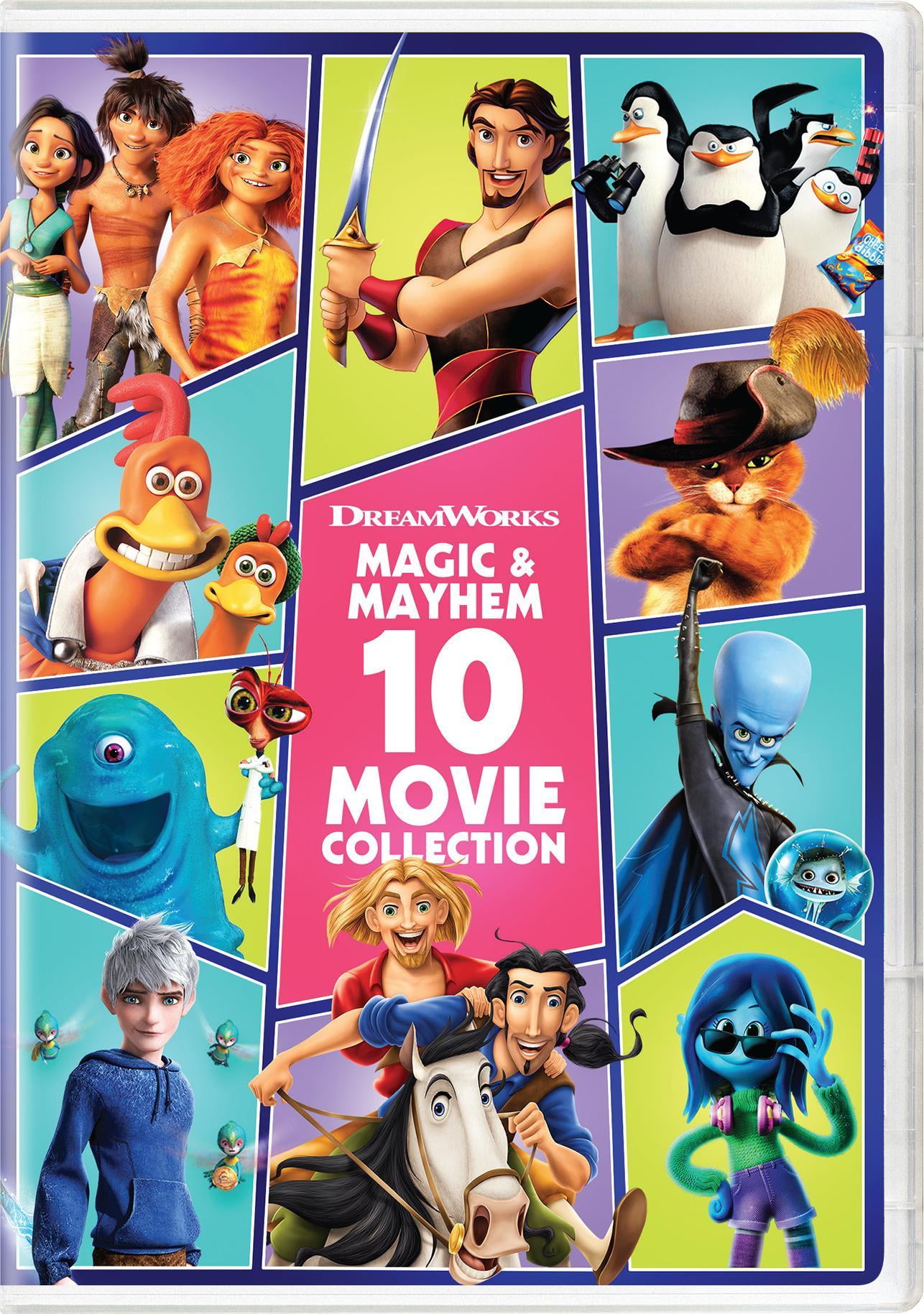 DreamWorks Magic & Mayhem 10-Movie Collection (DVD), Family, DreamWorks