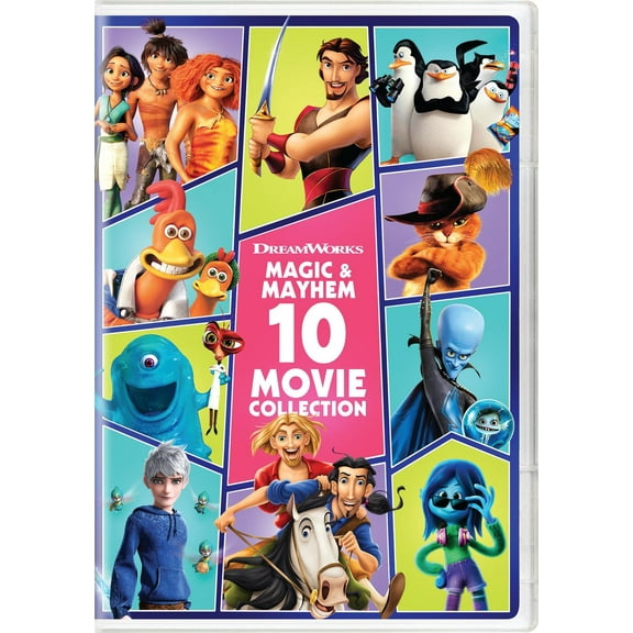 DreamWorks Magic & Mayhem 10-Movie Collection (DVD), Family, DreamWorks
