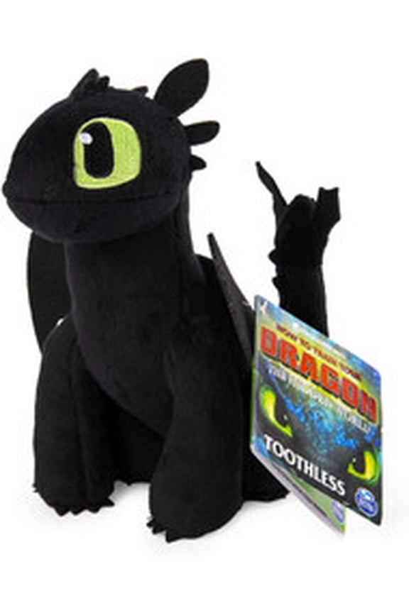 , Toothless 8-inch Premium Plush Dragon, for kids aged and up