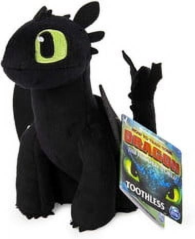 DreamWorks Dragons, Toothless 8-inch Premium Plush Dragon, for kids aged and up
