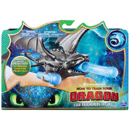 DreamWorks Dragons Toothless Wrist Launcher, Role-Play Launcher Accessory, for Kids Aged 4 and up