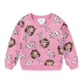 thumbnail image 1 of DreamWorks Gabby's Dollhouse Crewneck Pullover Fleece Sweatshirt (Girls), Sizes 3T-7, 1 of 4