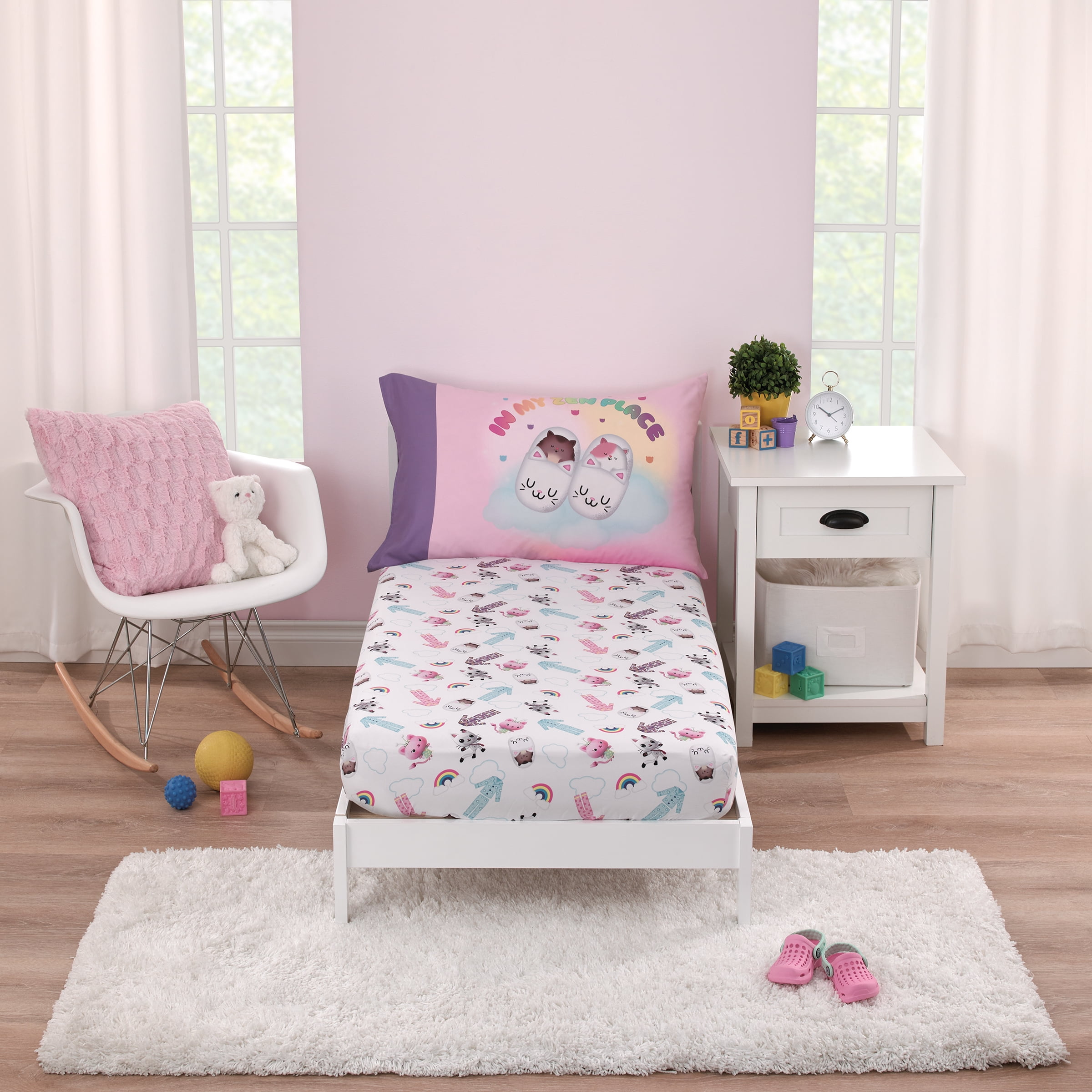 DreamWorks Gabby's Dollhouse Dream It Up 2 Piece Toddler Sheet Set