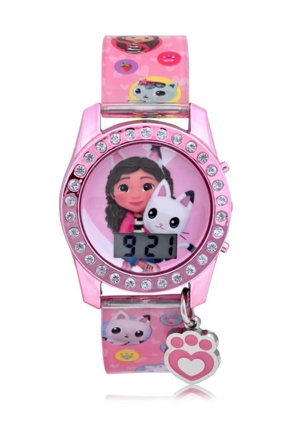 Gabby's Dollhouse Female Child Projector Watch in Purple (GAB4006WM)