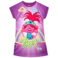 thumbnail image 1 of DreamWorks Girls Trolls Nightdress Purple Sizes 4-10, 1 of 2