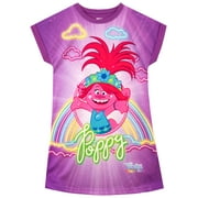 DREAMWORKS Girls Trolls Nightdress Purple Sizes 4-10