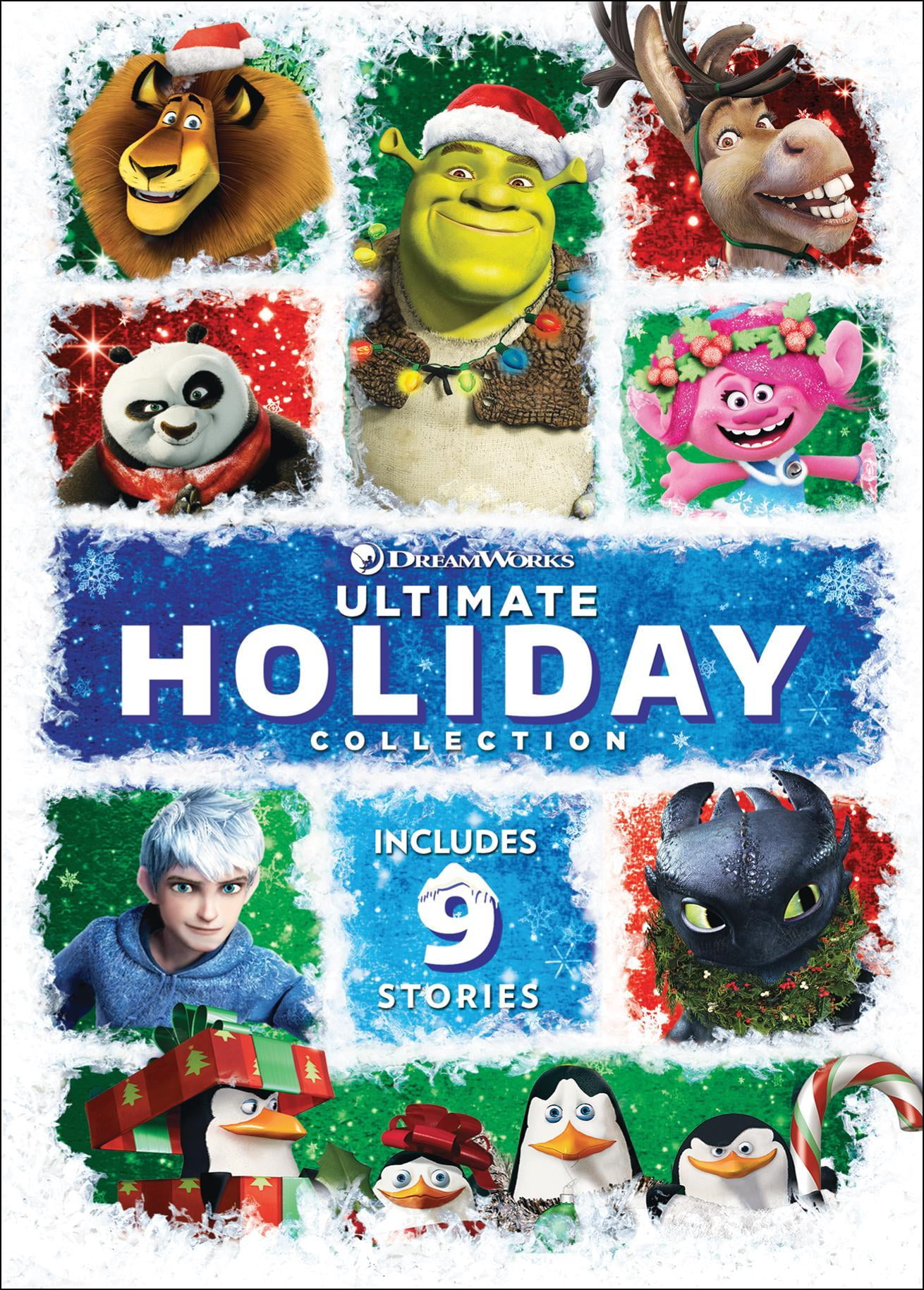 DreamWorks Holiday Collection (Shrek the Halls / Merry Madagascar / Dragons Holiday: Gift of the Night Fury / Kung Fu Panda Holiday) (DVD), Family, Dreamworks