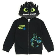 DreamWorks How to Train Your Dragon Toothless Fleece Cosplay Hoodie Toddler to Big Kid