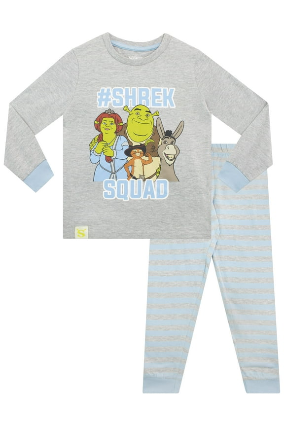 Shrek Pajamas Girls Long Sleeve Sizes 4-12