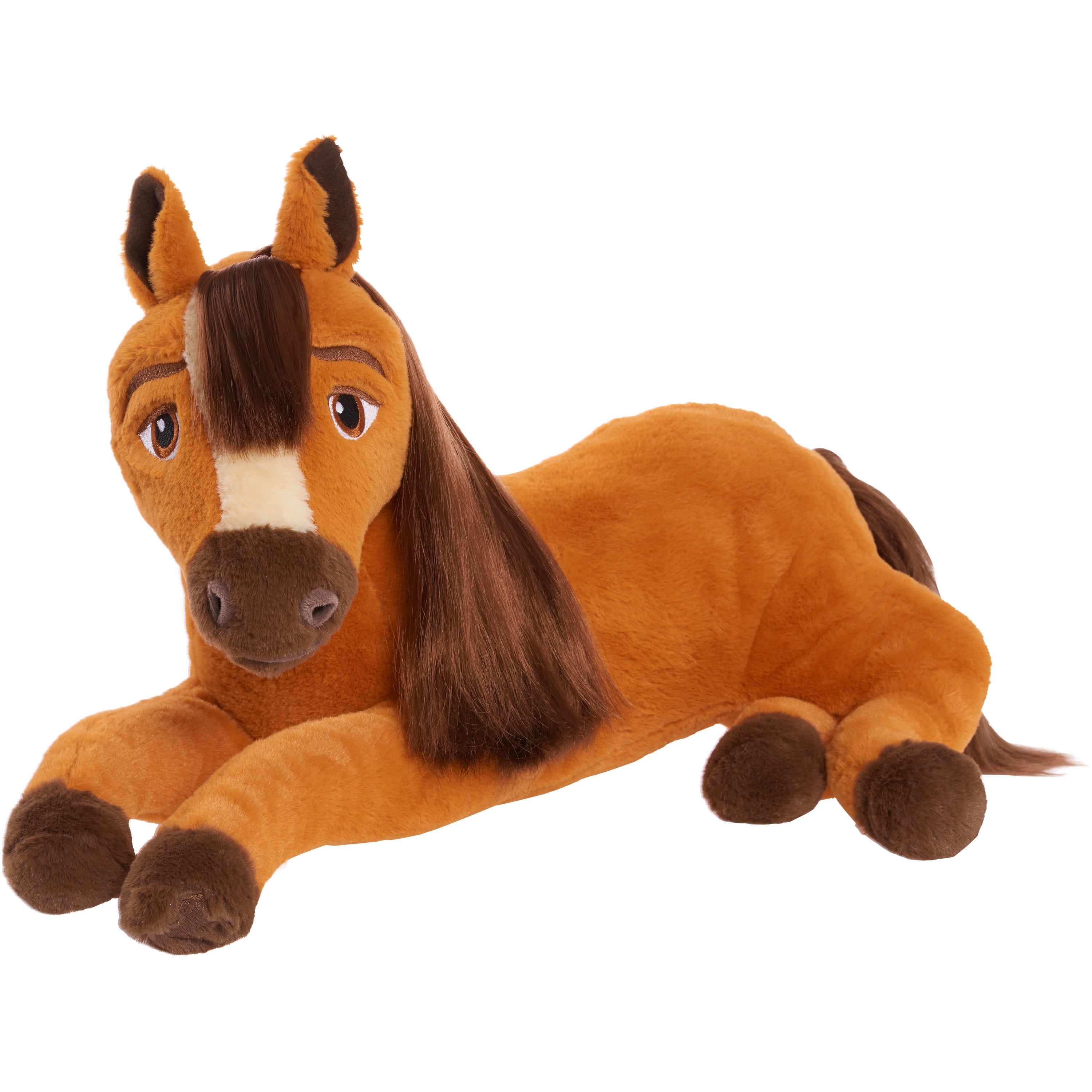 DreamWorks Spirit Riding Free Large Spirit Plush, 13.5 Inch Tall and 18 Inch Long, Stuffed Animal, Horse, Kids Toys for Ages 3 Up, Gifts and Presents