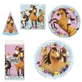 DreamWorks Spirit Riding Free Luncheon Tableware & Decorating Kit for 8 Guests