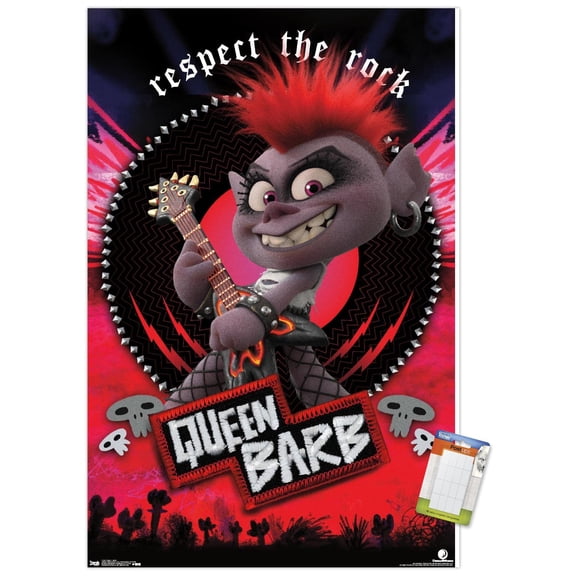 DreamWorks Trolls 2 - Barb Wall Poster, 22.375" x 34"