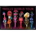 thumbnail image 1 of Trolls: World Tour - Group Wall Poster, 14.725" x 22.375" Framed, 1 of 4