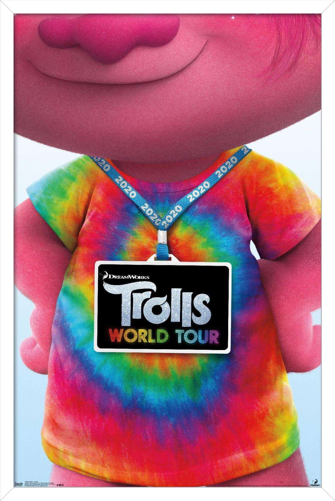 DreamWorks Trolls 2 - Teaser Wall Poster, 14.725" x 22.375", Framed
