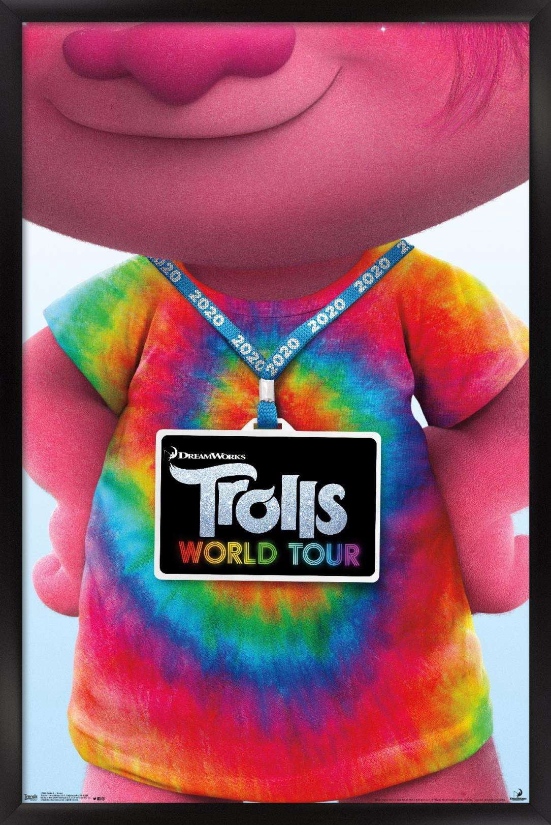 DreamWorks Trolls 2 - Teaser Wall Poster, 14.725" x 22.375", Framed