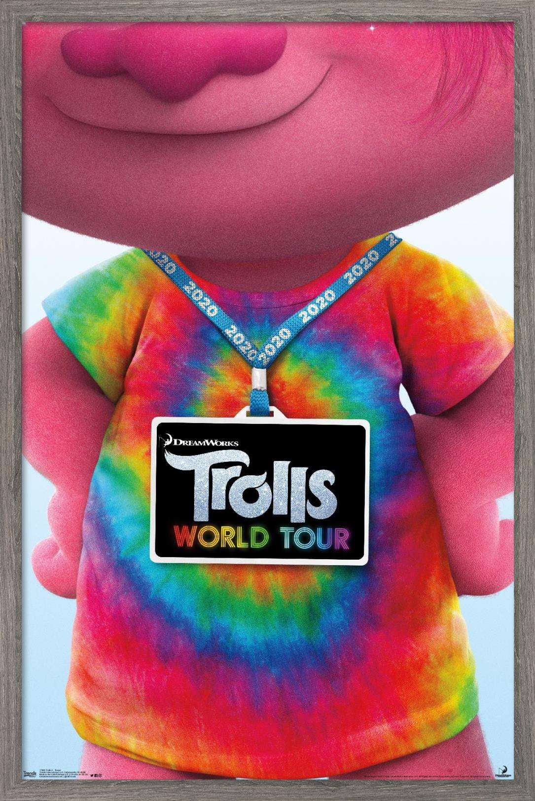 DreamWorks Trolls 2 - Teaser Wall Poster, 14.725" x 22.375", Framed