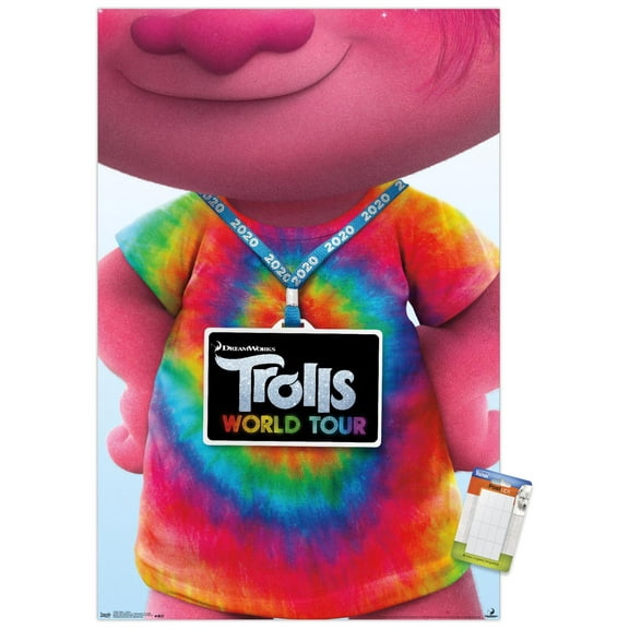 DreamWorks Trolls 2 - Teaser Wall Poster, 14.725" x 22.375"