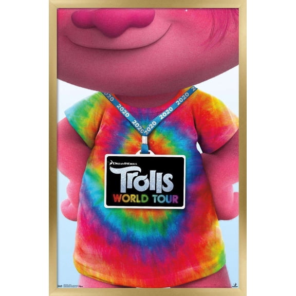 DreamWorks Trolls 2 - Teaser Wall Poster, 22.375" x 34", Framed