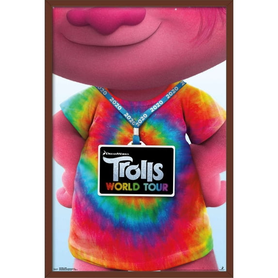 DreamWorks Trolls 2 - Teaser Wall Poster, 22.375" x 34", Framed