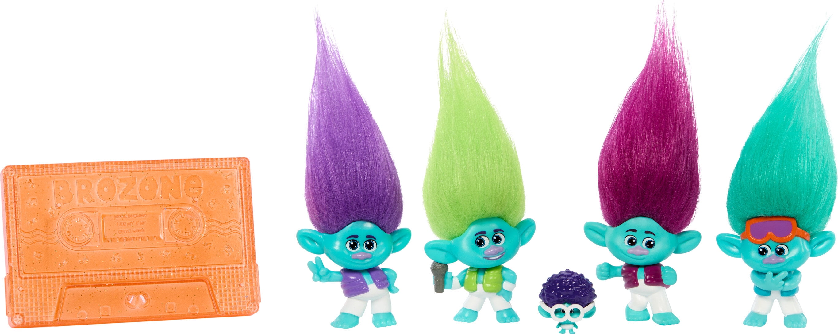 DreamWorks Trolls Band Together BroZone On Tour Small Dolls Set with