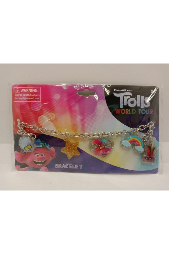 DreamWorks Trolls Charm Bracelet Kids Ages 3+