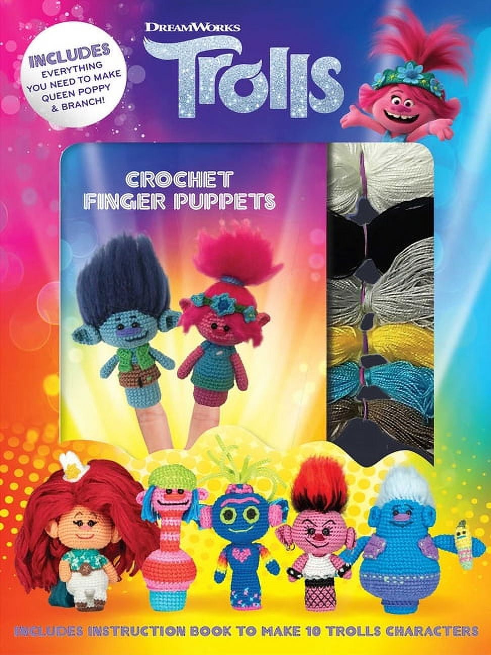 CHRISTINA VOGELIUS DreamWorks Trolls: Crochet Finger Puppets (Mixed media product)