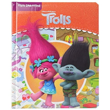 Pre-Owned DreamWorks Trolls: First Look and Find (Board Book) 9781503754683