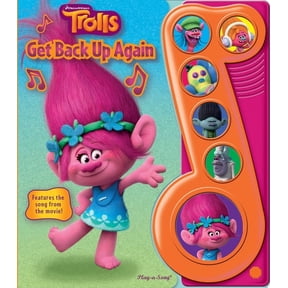 DreamWorks Trolls - Get Back Up Again Little Music Note Sound Book - Play-a-Song - PI Kids