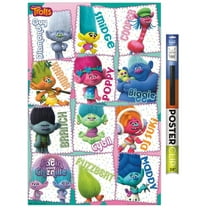 DreamWorks Trolls - Grid Wall Poster, 22.375" x 34"