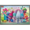 thumbnail image 1 of DreamWorks Trolls - Group Wall Poster, 22.375" x 34", Framed, 1 of 5