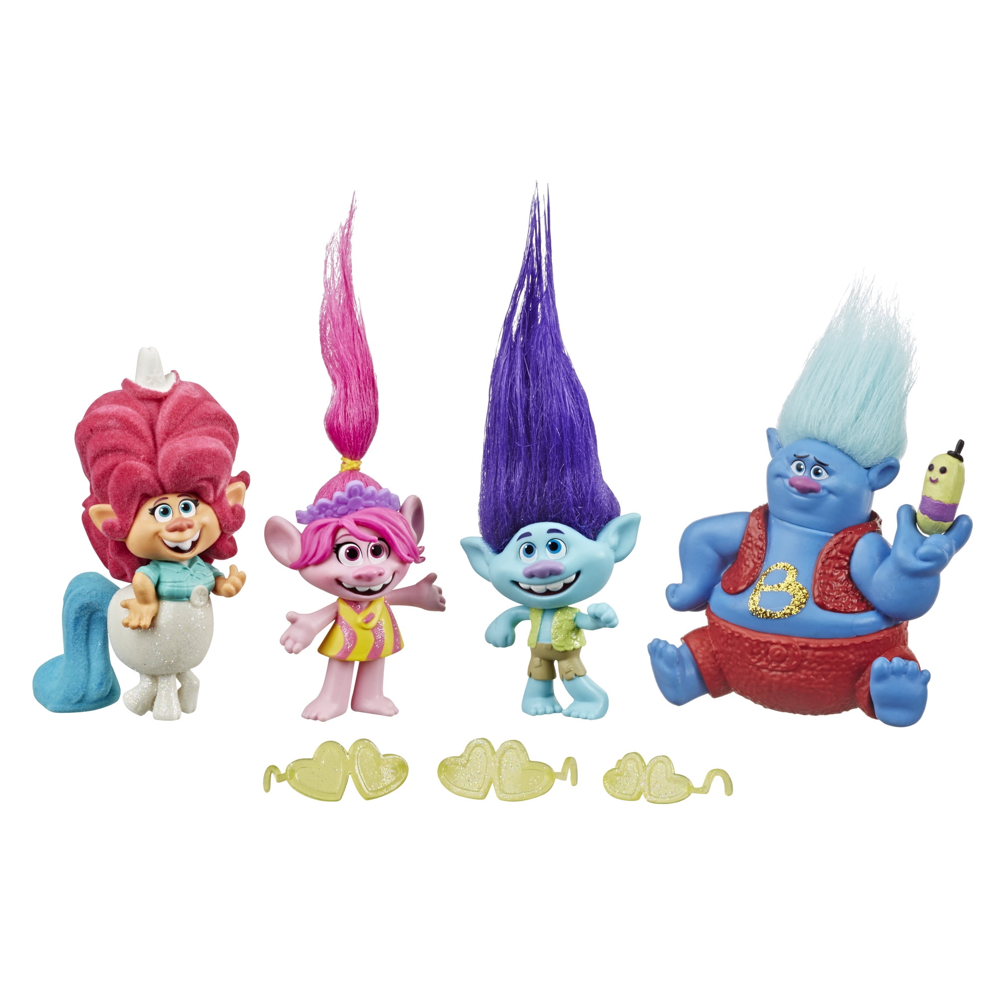  Trolls TRS Small Doll 4 Pack : Toys & Games