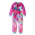 thumbnail image 1 of DreamWorks Trolls Long Sleeve Blanket Sleeper Pajama Girl Size 6/6X, 1 of 1