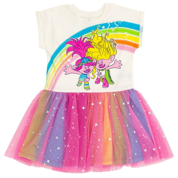 DreamWorks Trolls Poppy Skater Dress Toddler to Little Kid