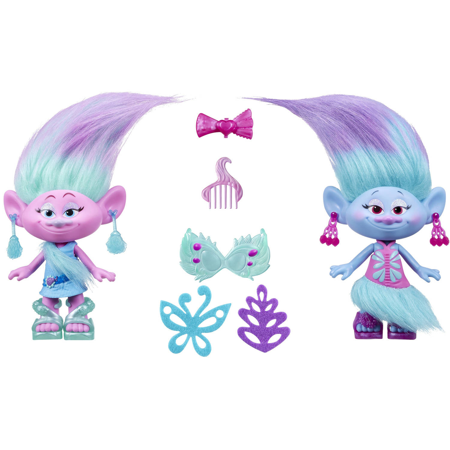 DreamWorks Trolls Satin and Chenille's Style Set - image 1 of 13
