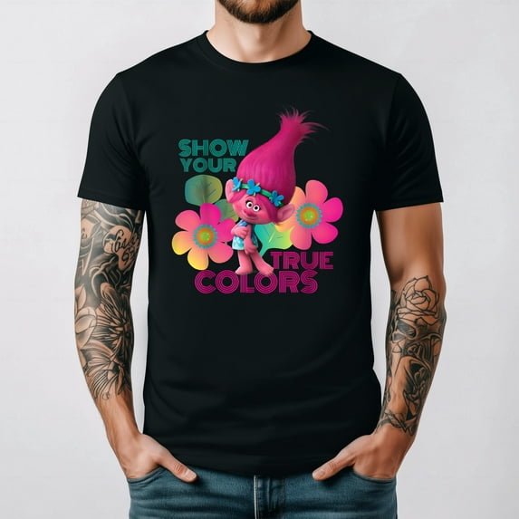DreamWorks Trolls Show Your True Colors Movie T-shirt up to size 5XL