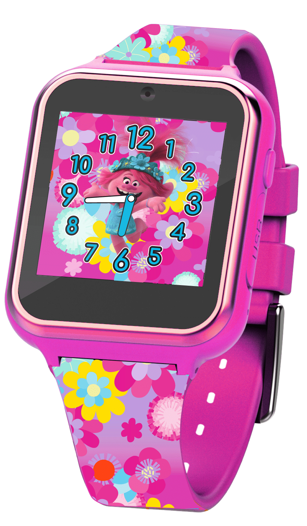 Justice Unisex Child Smart Watch and Earbud Set with Tie-Dye Design with  Silicone Strap in One Size (JSE40106WMC) 