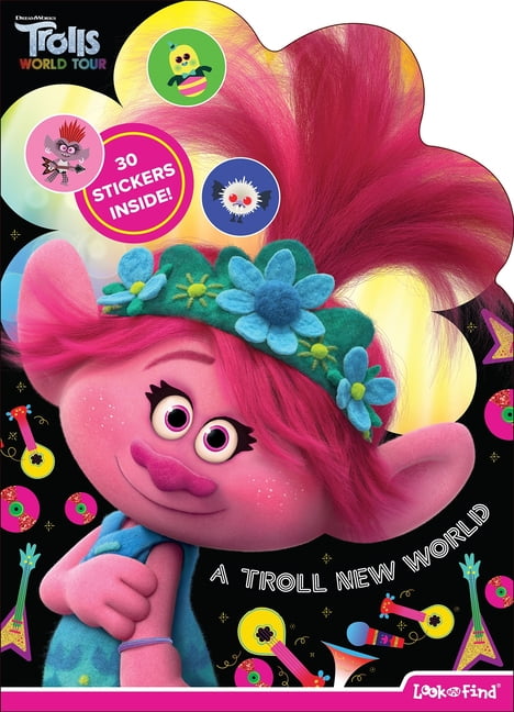 ERIN ROSE WAGE; EDITORS OF PHOENIX INTERNATIONAL PUBLICATIONS; EDITORS OF PHOENIX INTERNATIONAL PUBLICATIONS DreamWorks Trolls World Tour - A Troll New World Look and Find Activity Book - PI Kids