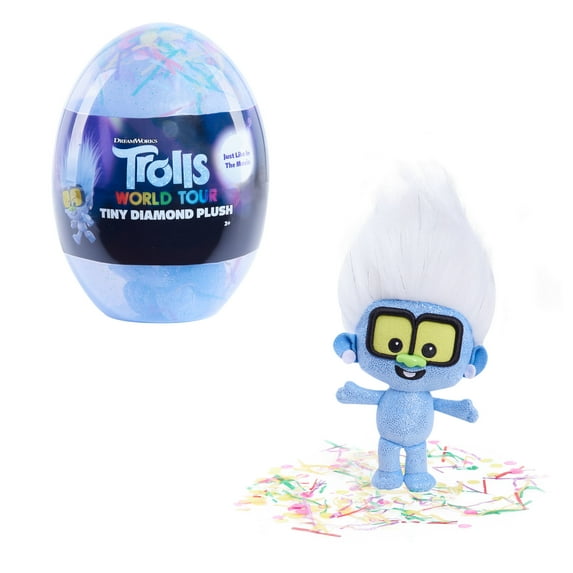 DreamWorks Trolls World Tour Tiny Diamond Egg, Party Favors and Gifts, Toys for Kids, Kids Toys for Ages 3 Up, Gifts and Presents