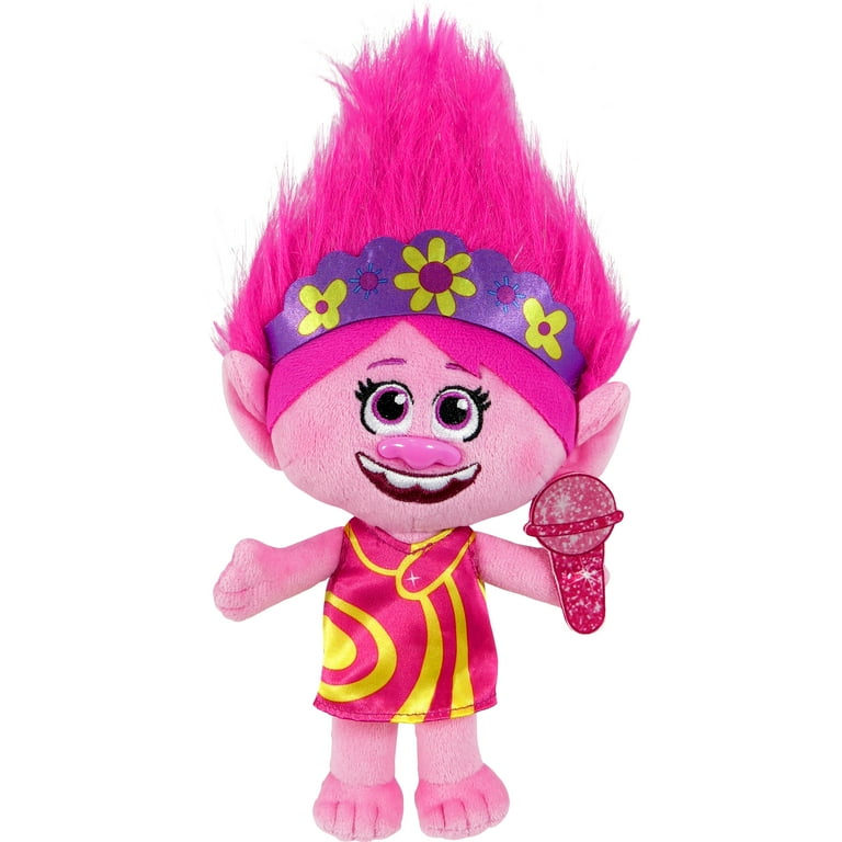 DreamWorks TrollsTopia 8-Inch Small Plush Pop Medley Poppy