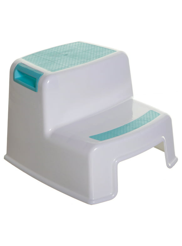 Dreambaby 2 Steps Stool for Kids and Toddlers - Plastic Potty Training Seat - Aqua