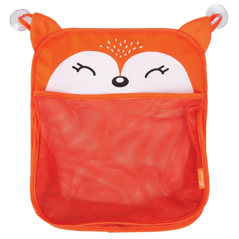 Dreambaby Bath Toy Organizer Bag - Quick Dry Hanging Bath Toys Holder - Orange