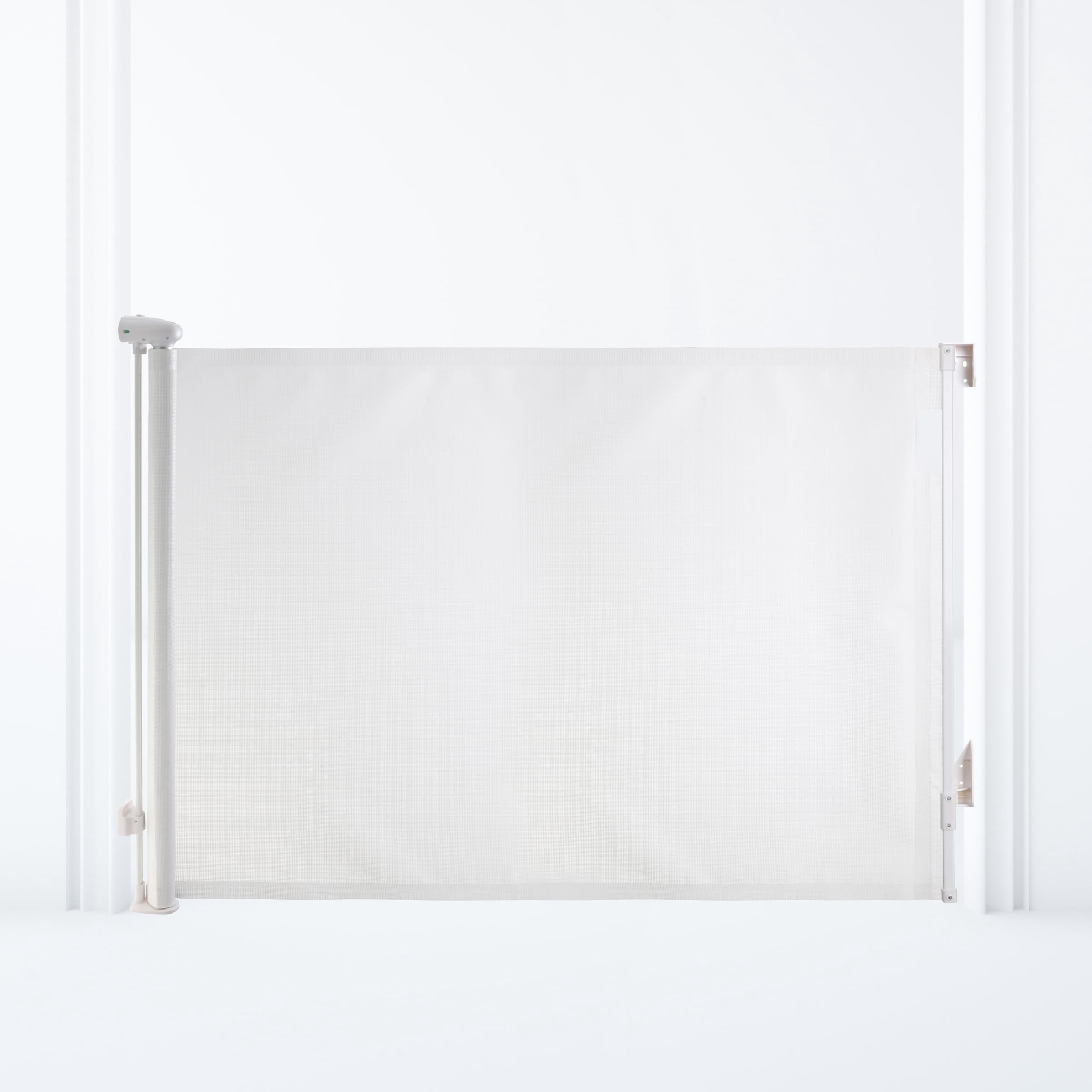 Dreambaby Glide N Hide 35'' Extra Tall, 55'' Wide Retractable Baby Gate - Ideal for Stairs, Doorways & Halls, Durable Mesh, EZY-Check Indicator, Dog & Pet Gate